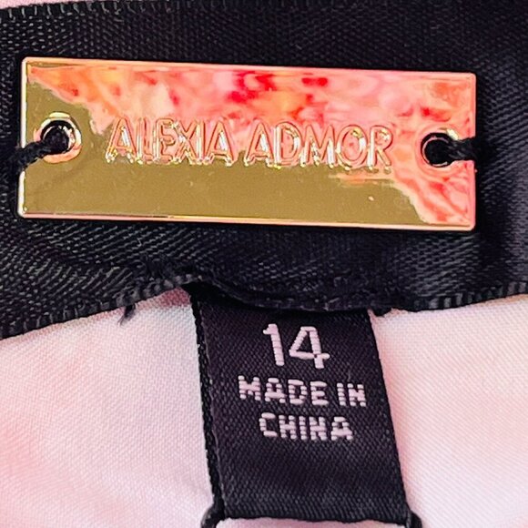 Alexia Admor Wildflowers Halter Dress Size 14 100% Cotton 70s BOHO Ruffle Hem - Picture 12 of 14